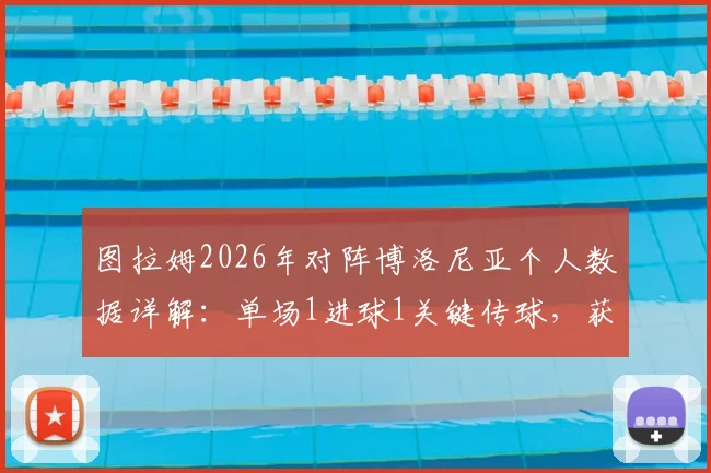 图拉姆2026年对阵博洛尼亚个人数据详解:单场1进球1关键传球,获评8.1高分